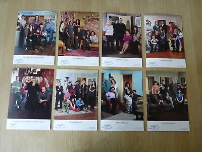 Set Of Eight Eastenders Family Cast Cards Issued To Mark 25th Anniversary  2010 • £39.99