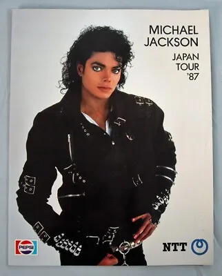 Et527 Michael Jackson Japan Tour 1987 Original Concert Program Book RARE! • $44.52