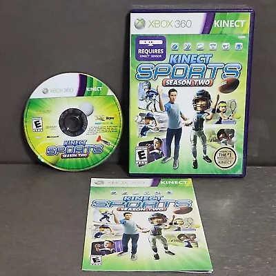 Kinect Sports Season 2 Xbox 360 CIB Free Shipping Same Day • $9.88