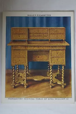 Kings Art Treasures Vintage Wills Mid Size Royal Trade Card Marquetry Table • $5.56