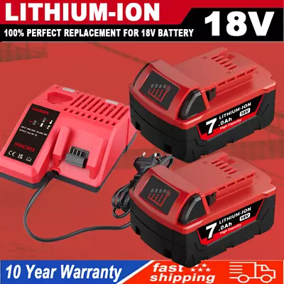 18V Battery For Milwaukee For M18 7.0AH Extended Lithium 48-11-1860 48-11-1880 • $69.92