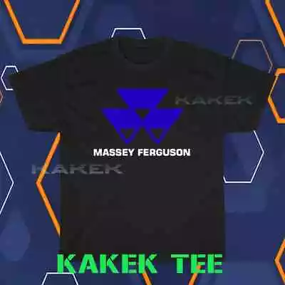 New Shirt Massey Ferguson Truck Tractor Logo Men's Black T-Shirt Size S To 5XL • $19.99