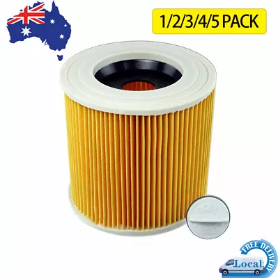 Cartridge Filter For Karcher WD WD2 WD3 A2004 Wet & Dry Vacuum Cleaner 1-5 PACK • $19.99