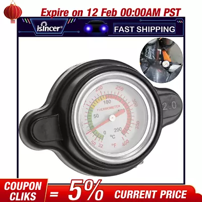 High Pressure Radiator Cap With Temperature Gauge 2.0 Bar For KTM 250 EXC-F Yshy • $14.99