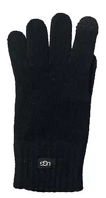 UGG Knit Glove Single - Left Hand Solid Black Tech Touch • $14