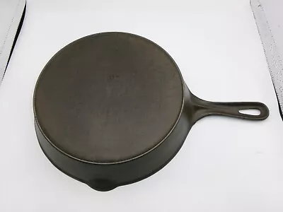 Vintage Unmarked Vollrath #8 Side Score Cast Iron Skillet With Heat Ring • $65