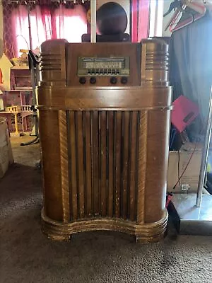 PHILCO  Antique CONSOLE Radio Model 41-280 Multi (3) Band 1940 Vintage? • $999.99