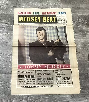 1964 Mersey Beat 11/26 ~ Tommy Quickly ~ BEATLES ~ Gojos ~ Val Doonican • $25