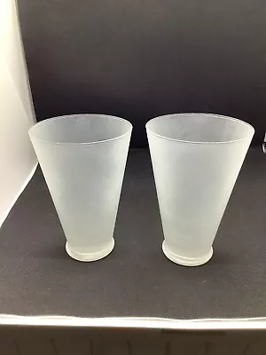 VINTAGE Anchor Hocking Frosted Beverage Glasses 12 Oz • $12