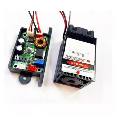 £46.67 • Buy 635nm 638nm 1000mW Orange-Red Dot 1W Laser Diode Module Driver 12V
