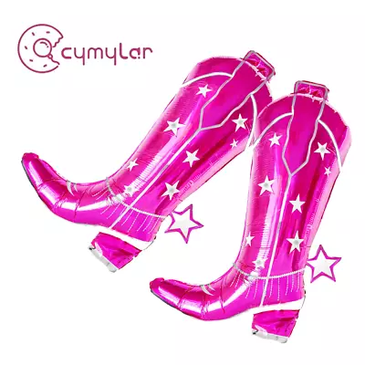 34'' 2-8Pcs Wild West Cowgirl Boot Balloons Decorations Rodeo Bachelorette Party • $16.49