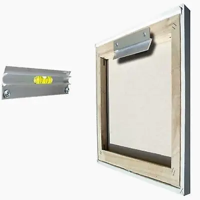 Canvas Frame Picture Flush Hanger 30cm 12  Hangman Screws & Level 13KG • £9.99