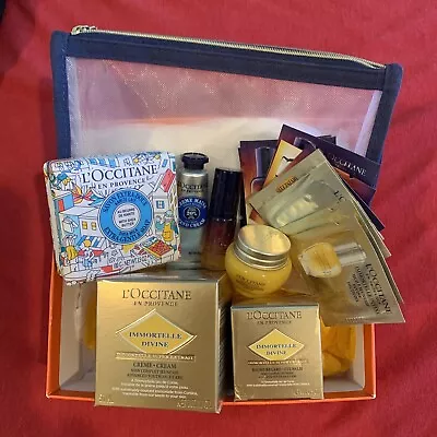 L'Occitane Immortelle Anti-aging Divine Face & Eye Cream Balm Duo 15+samples Oil • $159