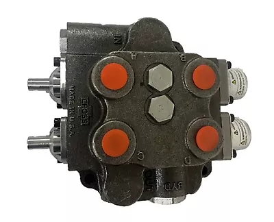 Cross Hydraulic Double Spool 3-Position 4-Way Closed Center Control Valve USA • $479.95