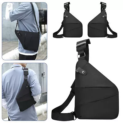 Waterproof Personal Shoulder Anti Theft Pocket Bag Men Travel Casual Chest Pack • $10.98