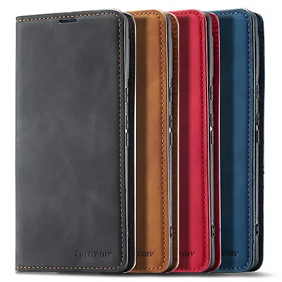 Luxury Leather Wallet Flip Magnetic Phone Case Cover For Google Pixel 7 6A 8 Pro • £6.95