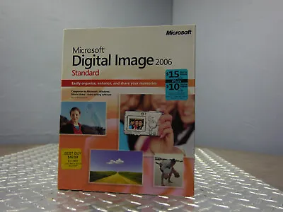 Microsoft DIGITAL IMAGE 2006 Standard New In Box Sealed NOS • $40