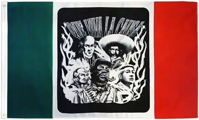  QUE VIVA LA CAUSA  Flag 3x5 Ft Polyester Banner Mexico Mexican Revolution 100D • $8.88