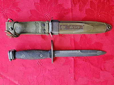 1969 Vietnam Era M7 “BOC” Bayonet With 1965-1969 M8A1 “PWH” Scabbard. • $175