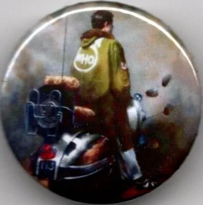 QUADROPHENIA Pin Badge 25mm VESPA - LAMBRETTA - THE WHO - MOD UNION JACK - JIMMY • £1.40