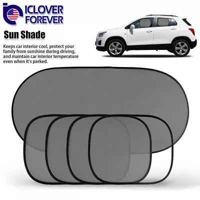 5PCS Car Side Rear Window Screen Sun Shade Mesh Cover Windshield Sunshade Visor • $8.99