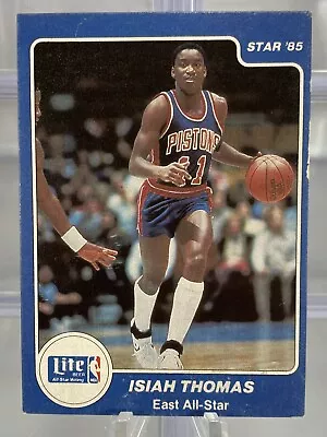 1985 Star ISIAH THOMAS Miller Lite All Stars Detroit Pistons • $2.95