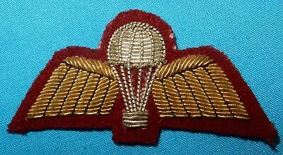 Superb Vintage Bullion Parachute Regiment Jump Wings Para Patch Badge • $1.23