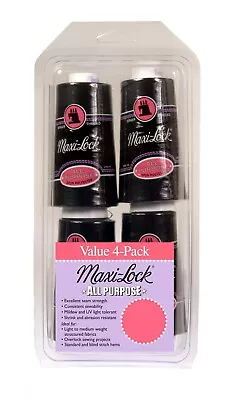 4 Pack Maxi Lock THREAD Serger Overlock Black Poly 3000 Yds Each Spool • $17.35