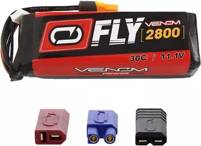 Venom Fly Series 30C 3S 2800mAh 11.1V LiPo RC Plane Battery Venom UNI 2.0 • $59.47