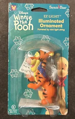 Disney Winnie The Pooh Tigger EZ-Light Illuminated Ornament Mini Light String • $11