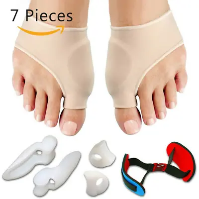 Bunion Corrector & Bunion Relief Protector Sleeves Kit 7 In 1 • $9.99