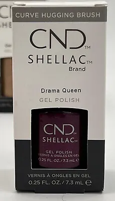 £7.95 • Buy CND Shellac Drama Queen Gel Polish 7.3ml Brand New Boxed