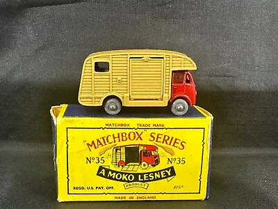 Matchbox Moko Lesney 35a Erf Marshall Horse Box - Mib • $21.50