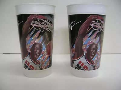 1992 McDonalds Olympic Basketball Cups Lot Of 2  Michael Jordan DREAM TEAM • $16.95