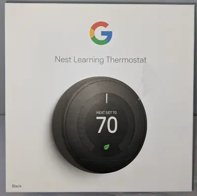 Nest - 3rd Gen - Learning & Programmable Thermostat - Silver - T3016US • $35.50