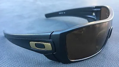 $171 • Buy Oakley Batwolf BLACK / W GOLD ICONS And A POLARISED SUBLIME OPTICS Lens 009101