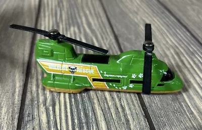 VTG 2001 MATCHBOX Diecast Transport Helicopter For Wildlife Rescue Toy Vehicle • $14.99