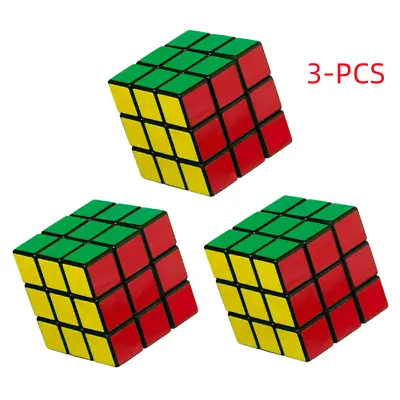 3 PCSKids Fun  Cube Toy Rubix Mind Game Toy Classic Magic Rubic Puzzle Gift • $9.99