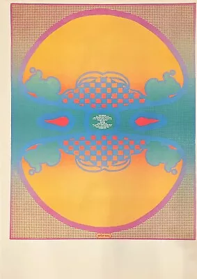 Vtg Peter Max Poster 1970 MCM Mod 11”x16” 1 2 3 Infinity • $18