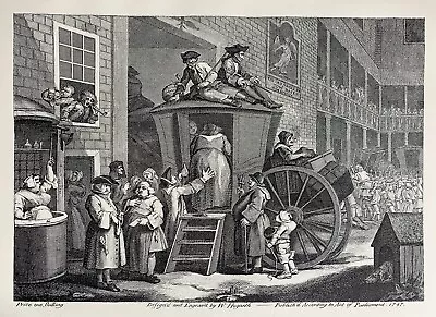 William Hogarth - The Stage Coach - Country Inn Yard - England - Parody • £25.69