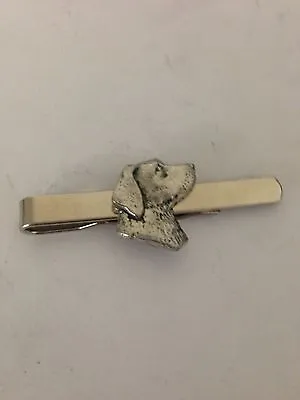 Labrador Head PP-D13 English Pewter Emblem On A Tie Clip (Slide) • £9.95
