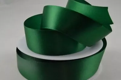 Double Sided Satin Ribbon Rolls - 6mm 10mm 15mm 25mm 2 Mtr 4 Mtr Or 8 Mtr • £1.20