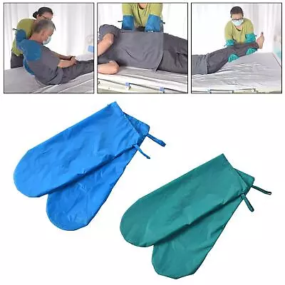 2 Pieces Slide Sheet Gloves Turn Over Aid Assist Moving For Nursing Care • $25.03