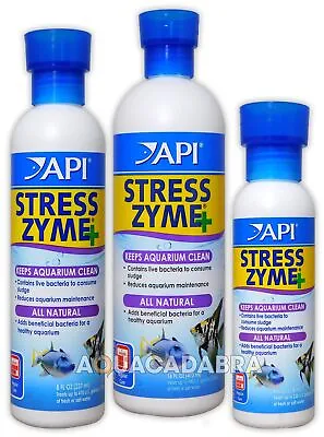 £9.45 • Buy Api Stress Zyme Water Live Bacteria Filter Booster Treatment Aquarium Fish Tank