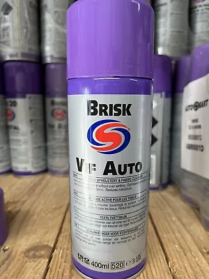 AUTOSMART *BRISK VIF AUTO* DRY FOAM UPHOLSTERY & FABRIC CLEANER SPRAY 400ML X 3 • £21