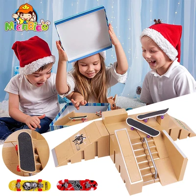 £21.89 • Buy Buildable Fingerboard Ramps Mini Finger Skate Park Combined Venue Kits Kids Toys