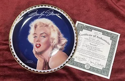 1996 Collectable Marilyn Monroe  Fire And Ice  The Gold Collection Plate • $15