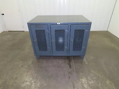 Strong Hold TP-12798 Heavy Duty Vintage Personal Locker Grey Steel Cabinet • $949.99