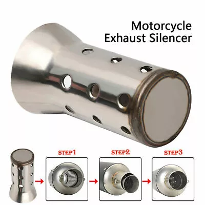 51MM Motorcycle Racing Exhaust Can Muffler Insert Baffle DB Killer Pipe Silencer • $20.09