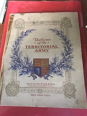 John Player & Sons   “Uniforms Of The Territorial Army”   Complete Album 1939 • £3.25